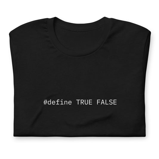 #define TRUE FALSE