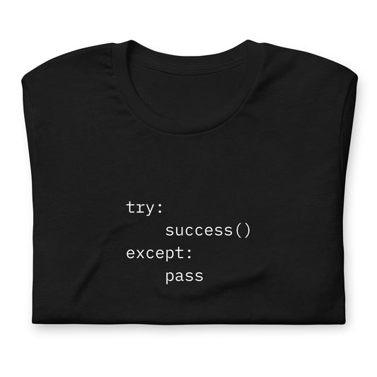 try: success() except: pass