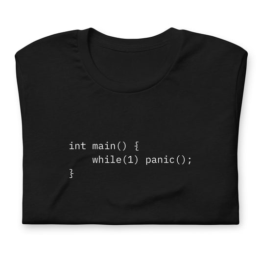 int main() { while(1) panic(); }